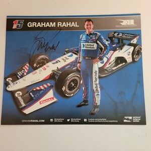 Signed Graham Rahal Indy‎ 500 8x10 Photo